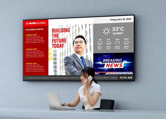 Digital Signage for corporate offices