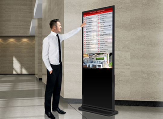 Freestanding LCD Kiosk for Offices